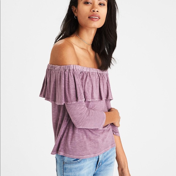American Eagle Soft & Sexy Flowy Striped Blouse - Picture 5 of 5